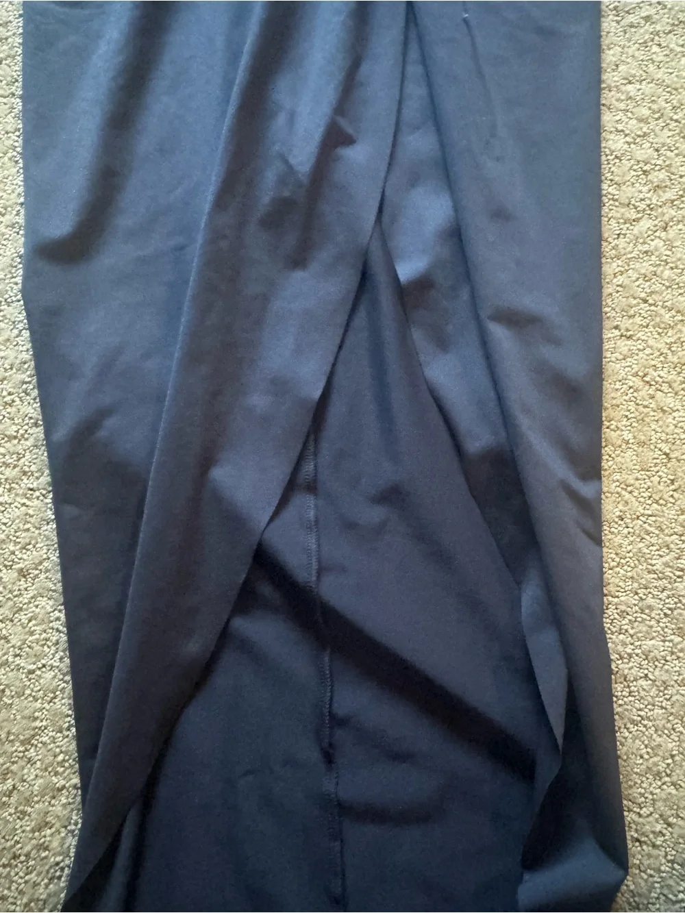 NWT SKIMS Black Signature Swim Sarong Skirt - Size Large